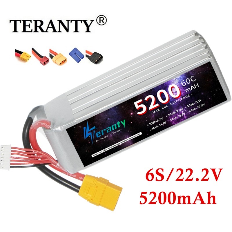 Drone Battery 6S - Литий-полимерный аккумулятор TERANTY 6S, 5200 мАч,