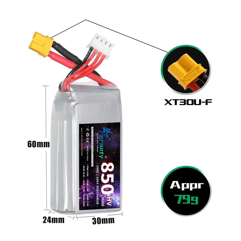 1/2/3 шт. TERANTY 3S 11,4 В Li – обзор и цена Drone Battery Connector